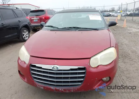 2004 Chrysler Sebring Limited z USA, uszkodzony, nr VIN 1C3EL65R34N162693